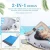Import Portable Beach Blanket 2-in-1 Waterproof Picnic Outdoor Mat Sleeping Pad Integrated Inflatable Pillow for Travel Camping Yoga from China