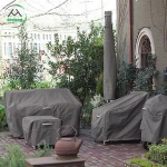 Portable folding square patio heater outdoor cover
