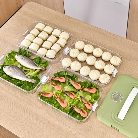 Buy Portable Food Dumpling Storage Box Dumpling Preservation Box ...