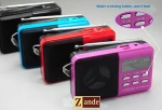 portable mini fm auto scan radio L-968 support usb flash drive and sd card
