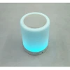 Portable stereo light MP3 card subwoofer  color change through contact  wireless blue tooth speaker with Speakers factory