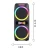 Import portable  stereo subwoofer bass party powerful stage battery  party box sound speaker karakoe mic party box 1000 dj bass speaker from China