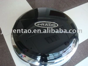 Prado chromed spare tyre cover