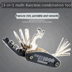 Precision quality carbon steel Mountain bike portable multitool maintenance tools Bicycle multi-functional repair tool