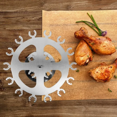Starbucks Wing Racks Buy Premium Quality Stainless Steel Chicken Wing Rack 18 Legs Rotating ...