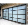 Prettywood Modern Sectional Panel Electric Remote Automatic Aluminum Glass Garage Door
