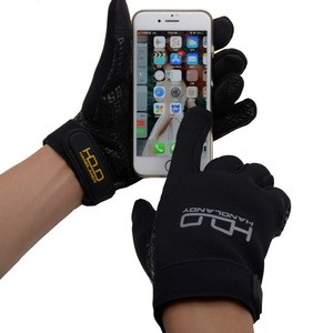 PRI Firm Grip Silicone Coated Bicycle Touch Screen Full Finger bike Racing Gloves