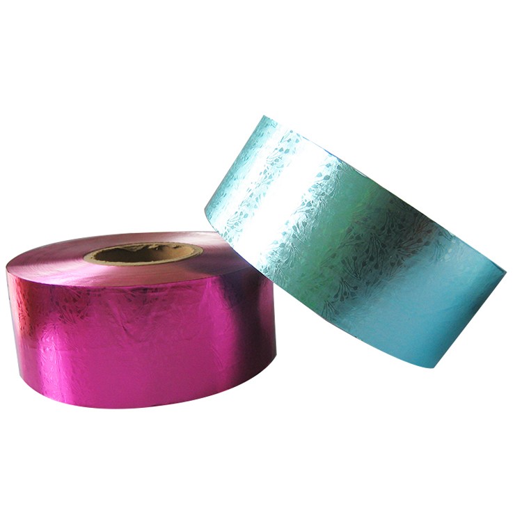 Printed Logo 12 Mic Foil Paper Aluminum Foil Roll for Chocolate Wrapper