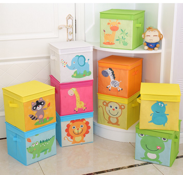Buy Printing Design Storage Boxes And Bins , Foldable Kids Toy Storage ...