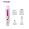 PRITECH 5 in 1 Lady Beauty Set IPX4 Whatproof USB Rechargeable Eyebrow Shaver Nose Trimmer Electric Lady Shaver