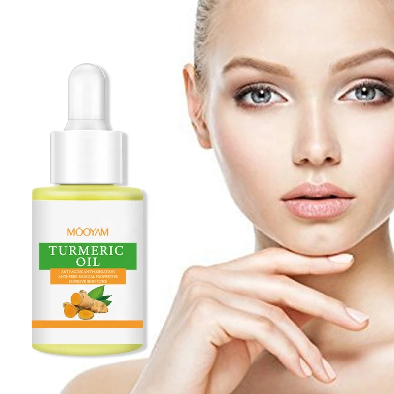 Private Label Skin Care Anti Aging Acne Treatment Turmeric Oi Organic Hair Face Massage Essencial Oil