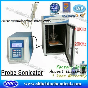 Probe Sonicator ultrasonic tissue homogenizer industrial ultrasonic homogenizer laboratory homogenizer