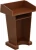 Import professional design speech podium/rostrum for school Hotel wooden lectern pulpit from China