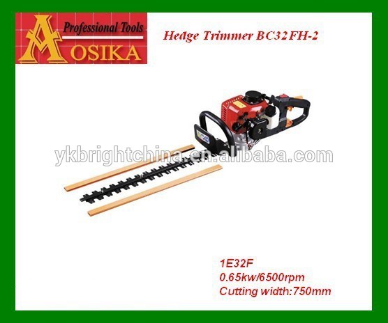 Professional Gasoline hedge trimmer chain saw BC32FH-2 double blade hedge