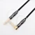 Import Professional Guitar Instrument Cables,Gold Plated 90 Angle Connector 1/4 TRS to Straight 6.35mm Electric Instrument cable from China