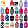 Promotion Gift Recyclable Rubber Hot Water Bottle with Knit