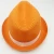 Import Promotion orange cheap custom fedora hat for men from China