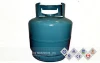 propane lpg gas cylinder with cap and valve camping use