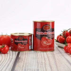 Provided by Chinese factories Pure taste canned tomato 28-30% 210g