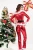 Import Punky Santa Hoodie Top and Pants Adult Sexy Women Christmas Costume from China