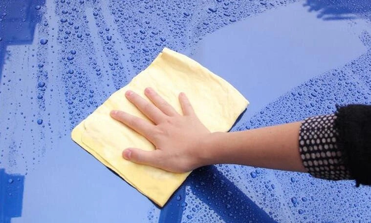 PVA chanmois sponge towel with  absorbing capability car PVA cleaning cloth