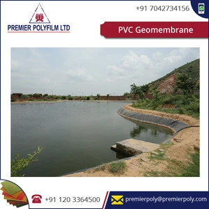 PVC Geomembrane for Artificial Lakes Ponds, Aqua farming, Irrigation Canals