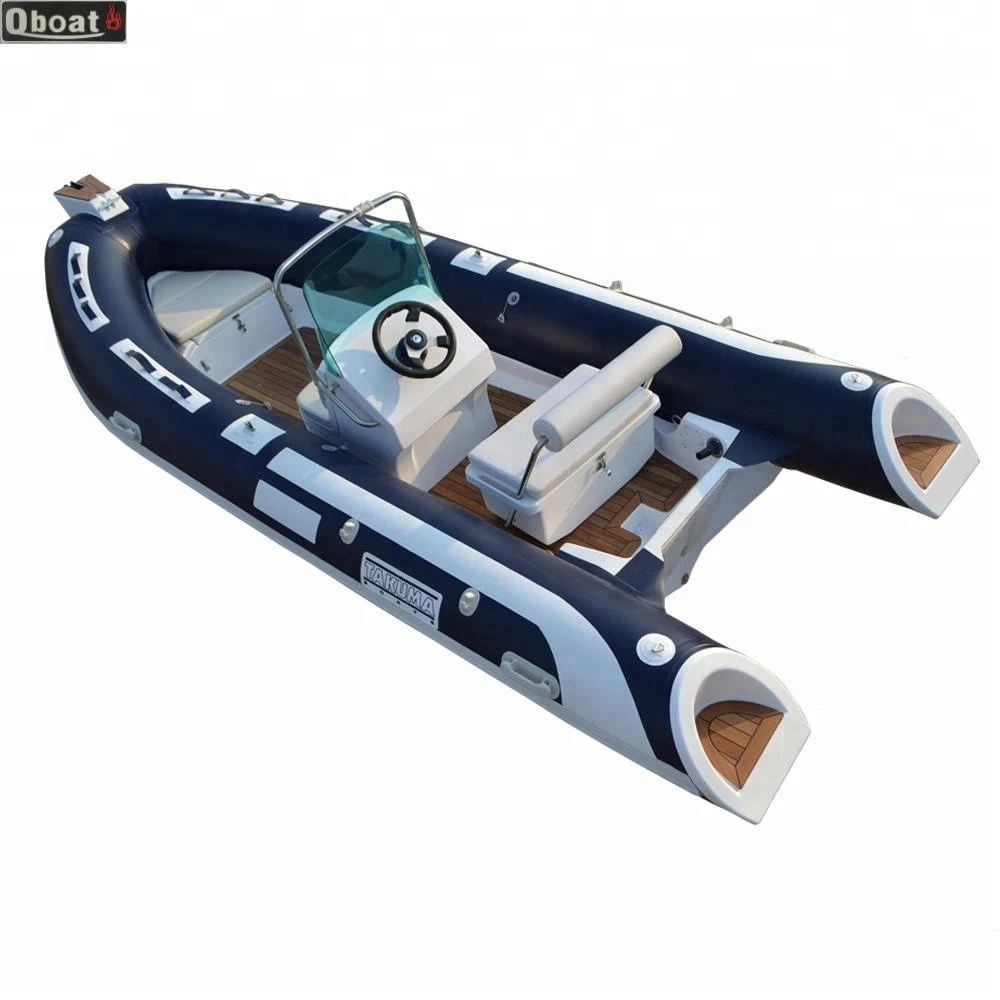 qboat fiberglass hull Inflatable Fishing Racing boat