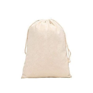Quality Chinese products cotton pouch bag canvas laundry bag cotton packaging bag
