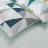 Quilt Cover Geometric Duvet Cover Queen Pillow Case Cotton Bedding Set