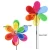Import Rainbow Wind Spinner Sunflower Double Layers 3D Colorful Funny Windmill for Yard Garden from China