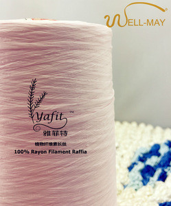 Pink Raffia Ribbon Buy Rayon Raffia Gift Ribbon 4000d Pink Matte / Dull from Shanghai Well ...