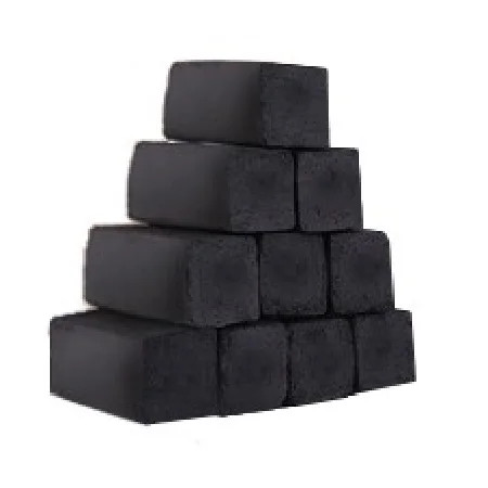 Rectangle Coconut Charcoal BBQ Hooka 100% Natural Valuable Energy Resource Low Ash Content Black Charcoal