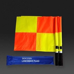referee linesmans flags, soccer football hand flag