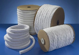 Refractory insulation ceramic fiber rope ceramic glass yarn