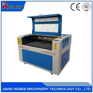 Remax 6090 small 3d acrylic laser cutting engraving machine with water cooling and protection system