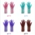 Import Reusable Silicone Dish Washing Gloves with Scrubber Heat Resistant Silicone Household Dishwashing Gloves for washing dishes from China