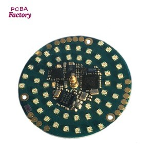 RGB Round LED PCB Board Rigi PCB Circuit Boards China Printed Circuit Board 94v0 PCB Board In FR4