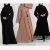 Import Robe Musulmane Abaya Cardigan Fashion Eid Muslim 2 Piece Prayer Garment Belt With Jilbab Mordern Islamic Clothing from China