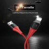 ROCK Hi Tensile USB Cable 2A Fast Charger Data Cable 120CM For Apple iPhone X 8 7 6 Plus