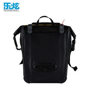 Roswheel New Design and OEM Accepted Rear Rack mounted Bicycle Single Waterproof Pannier Bag