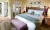 Royal luxury wood bedroom hotel furniture set