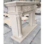 Sale China Elegant Decoration Carved Marble Fireplaces