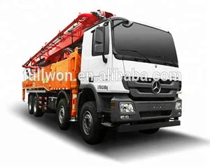 Sany 36tons all new mobile concrete mixer truck with pump for sale SYG5360THB 47