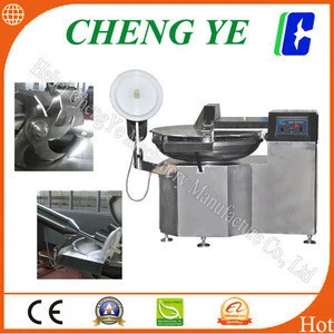 Sausage Stuffing Vacuum Meat Bowl Cutter for Meat Processing