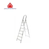 Scaffold tripod one piece aluminum alloy single 3 steps ladder round joint herringbone