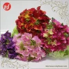 SFL4144 Artificial flower ornament fake plants and flowers silk hydrangea with faux leaves for home indoor decoration