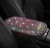 Import Shining Rhinestones Crystal Car Steering Wheel Cover Gear Shift Cover PU Leather Steering-wheel covers Auto Accessories Case from China