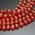 Import Shitao Buddhist Six Words Mantra Round Orange Natural Stone Size 8/10/12mm DIY Loose Beads for Auxiliary Cultivation Meditation from China
