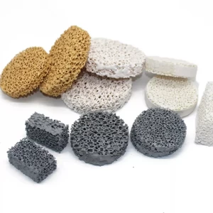 Sic Zirconia Alumina honeycomb ceramic filter porous Ceramic Foam Filter for casting