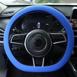 Silicone Anit-slippery Type Shrink Universal Steering Wheel Cover for Car